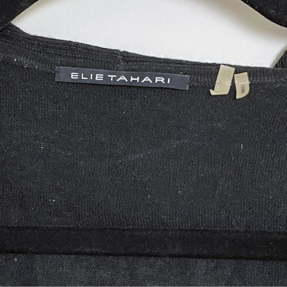 ELIE TAHARI Women’s Silk Cashmere Blend Ruffle Long Sleeve Top - Size unknown - Picture 4 of 9